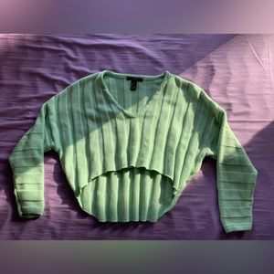 Forever 21 Mint green cropped sweater